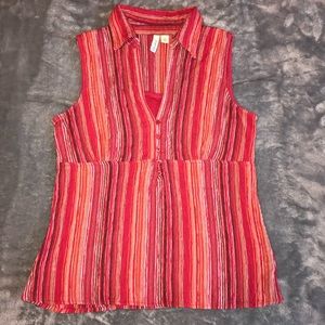 St Johns Bay Sleeveless Top Petite Small